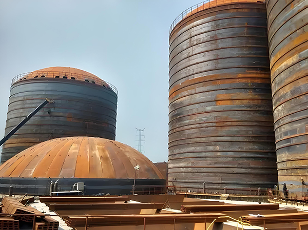 凌海焦粉钢板仓